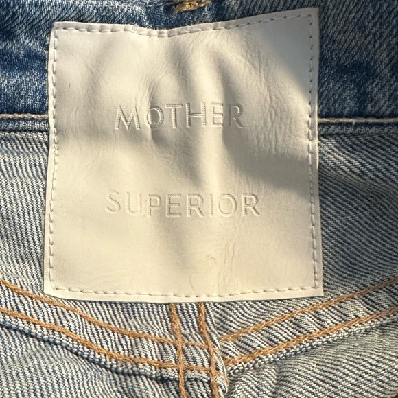 MOTHER Denim high-waisted hiker hover chew jeans in Ain’t My First Rodeo Size 26 - Picture 7 of 12